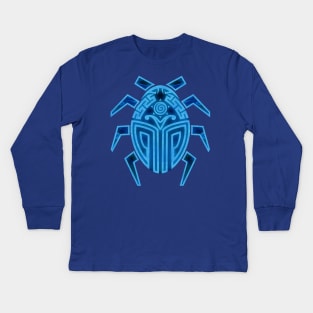 Blue Beetle Kids Long Sleeve T-Shirt